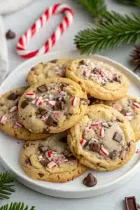 Peppermint Chocolate Chip Cookies