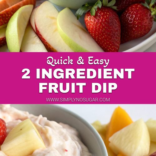 2 Ingredient Fruit Dip pinterest