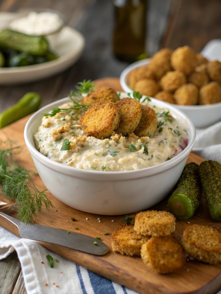 5-Ingredient Fried Pickle Dip