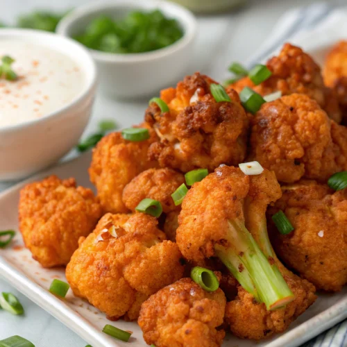 Air-Fried Buffalo Cauliflower Bites 1