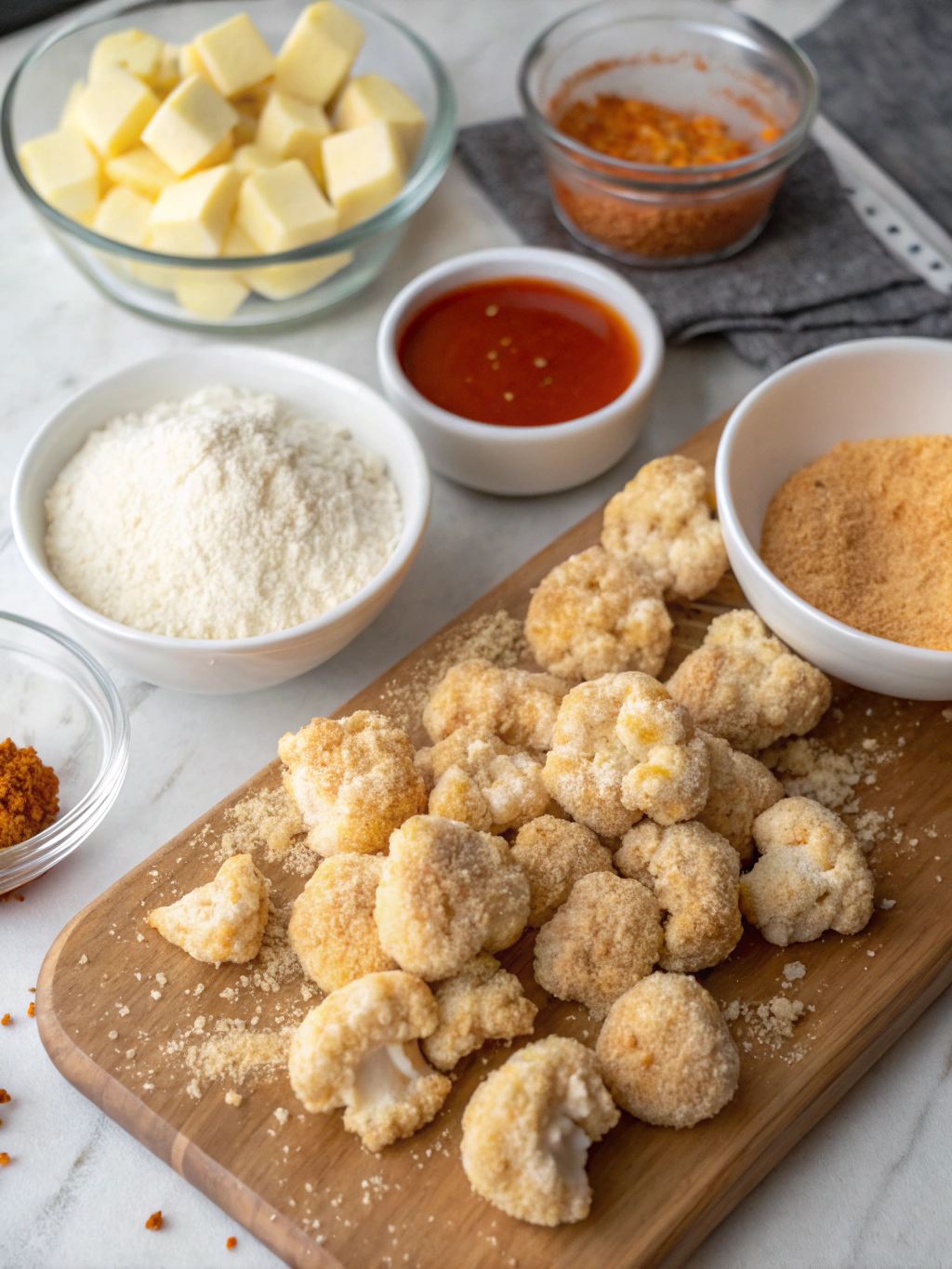 Air-Fried Buffalo Cauliflower Bites ingredients
