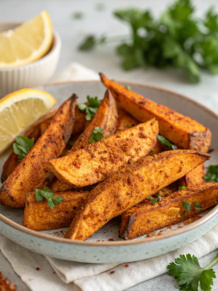 Air Fryer Cajun Sweet Potato Wedges