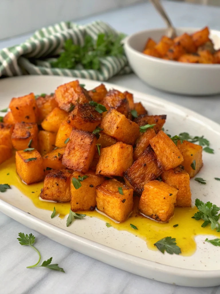Air Fryer Cubed Butternut Squash