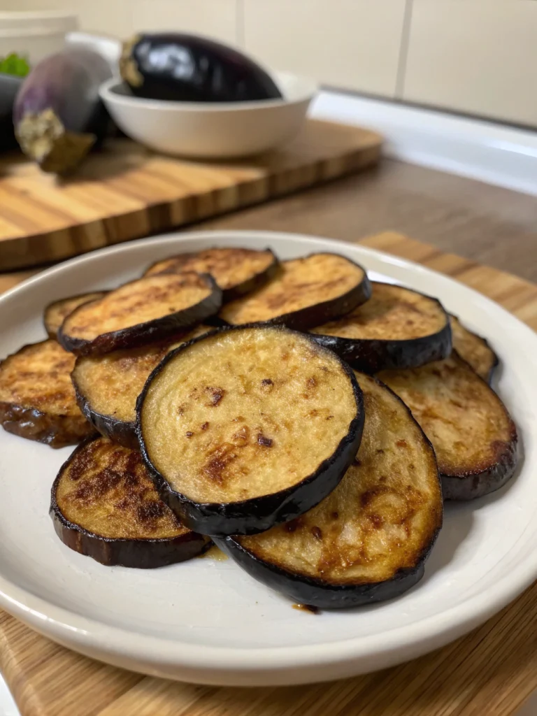 Air Fryer Eggplant Slices
