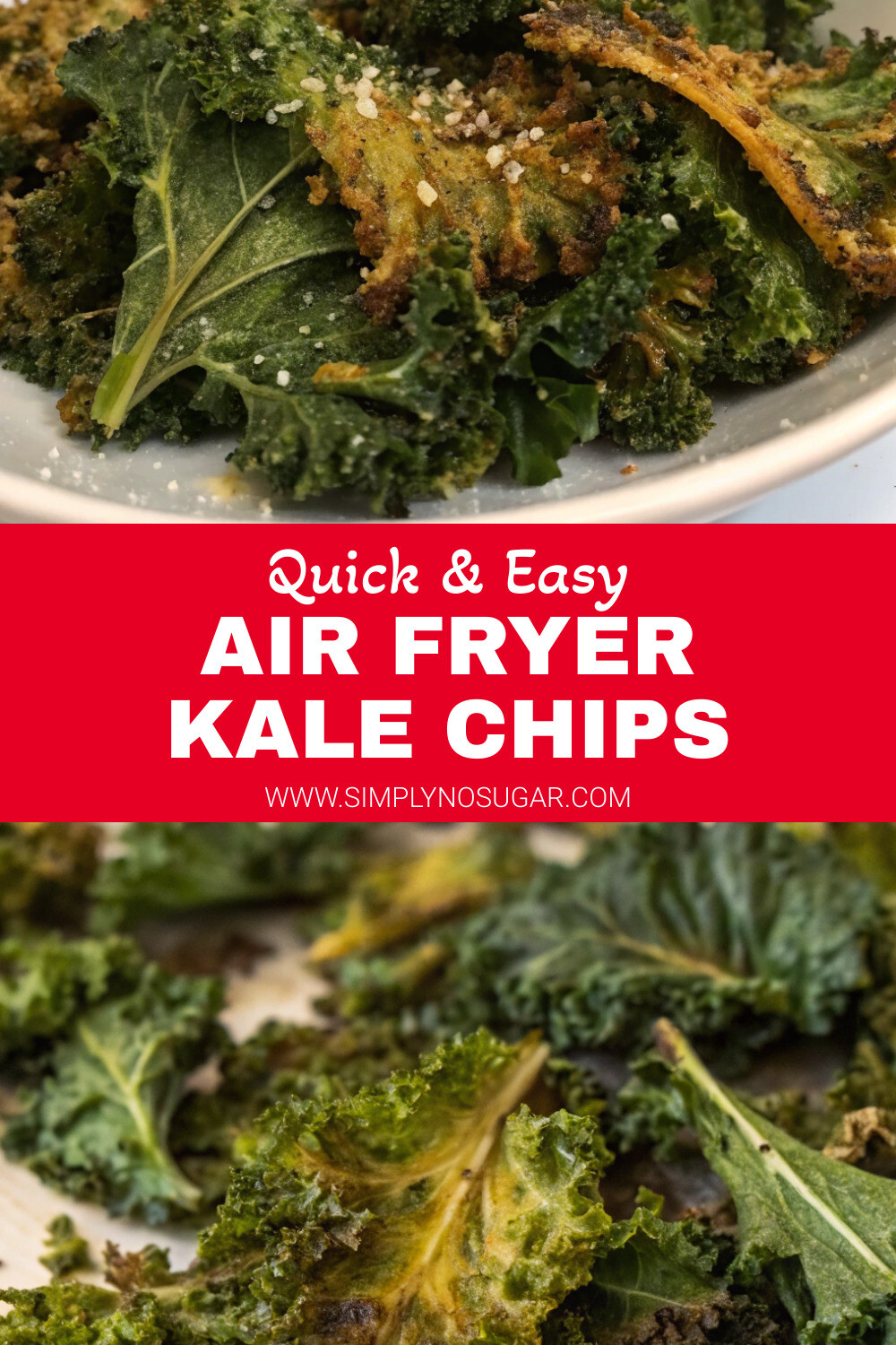 Air Fryer Kale Chips pinterest