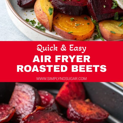 Air Fryer Roasted Beets pinterest
