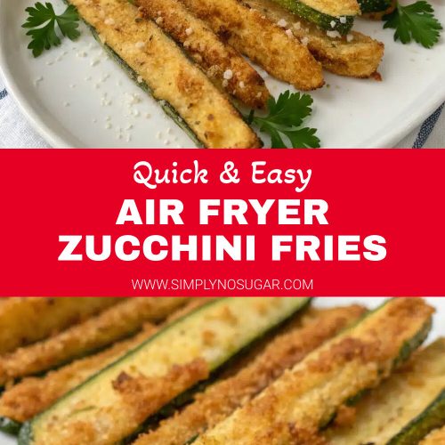 Air Fryer Zucchini Fries pinterest