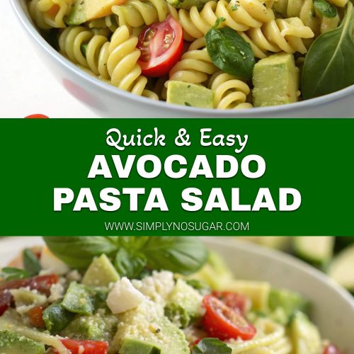 Avocado Pasta Salad pinterest