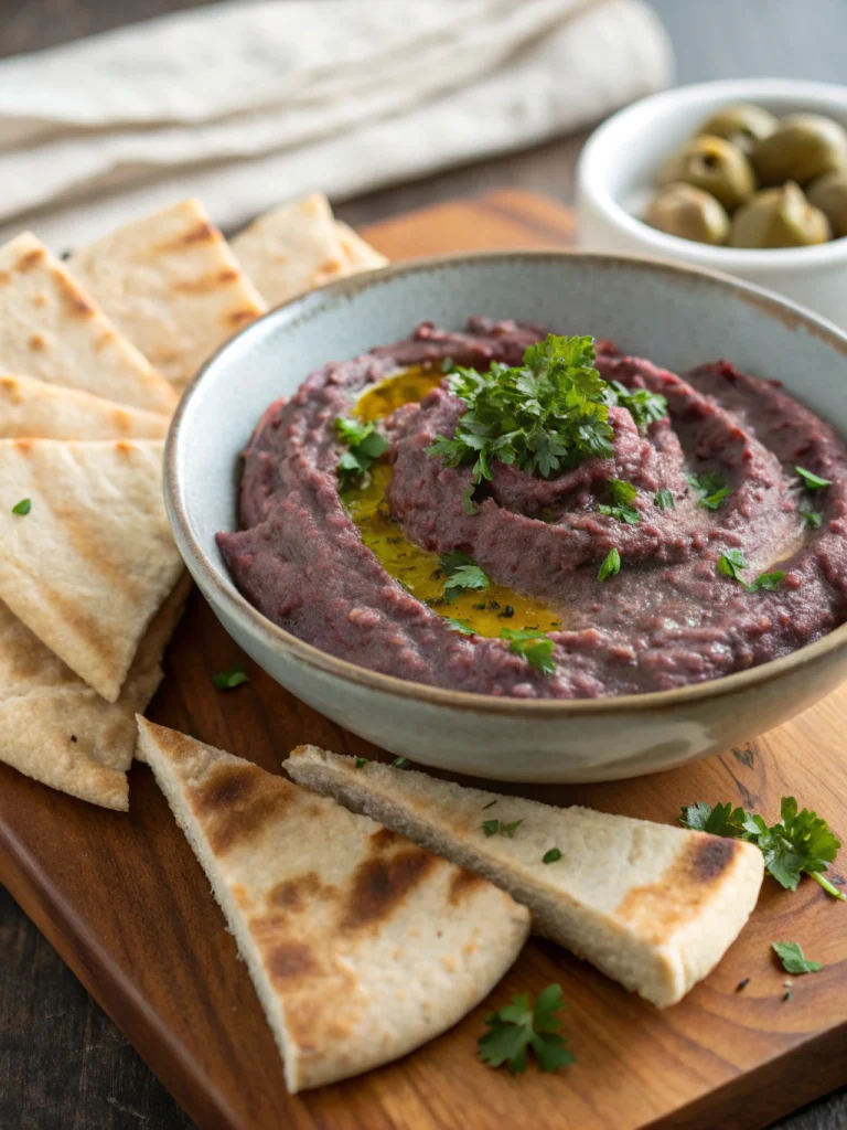 Baba Ganoush (Grilled Eggplant Dip, Smoky Flavor)