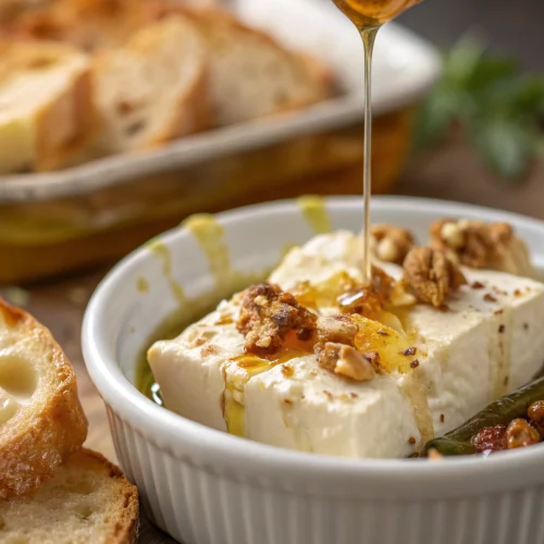 Baked Feta with Honey Drizzle 1