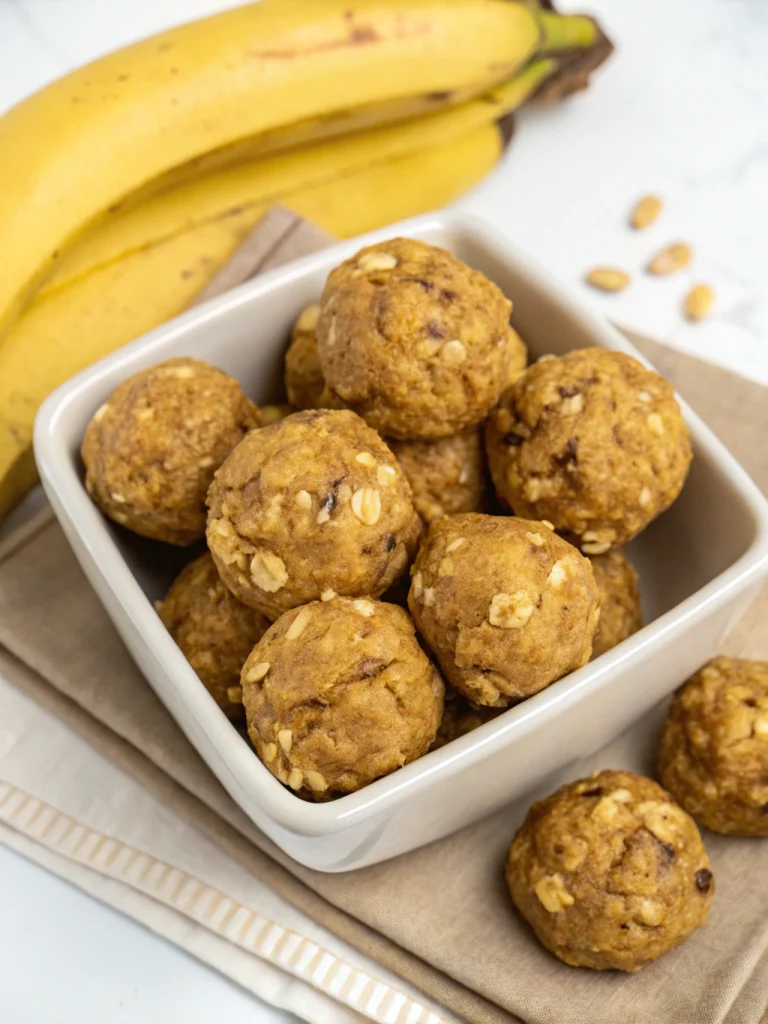 Banana Oatmeal Cookie Balls