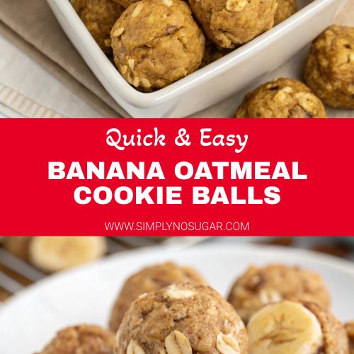 Banana Oatmeal Cookie Balls pinterest