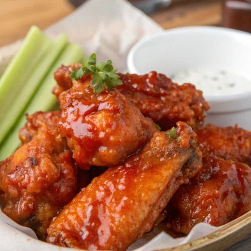 Bang Bang Wings (Air-fried, Sweet Heat Sauce) 1