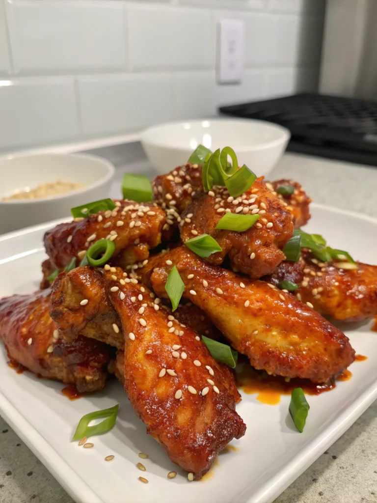 Bang Bang Wings (Air-fried, Sweet Heat Sauce)