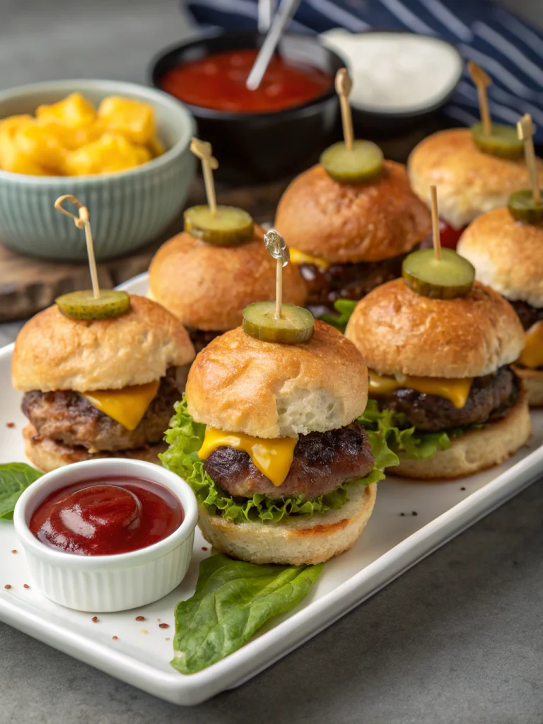Beef and Ground Pork Sliders
