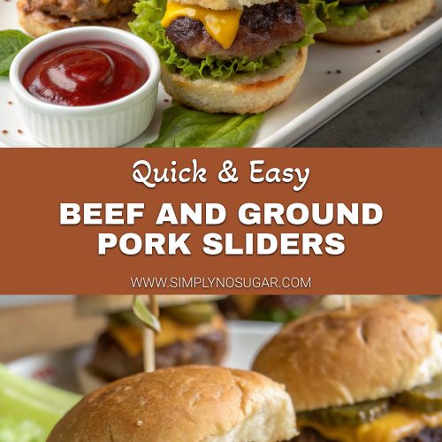Beef and Ground Pork Sliders pinterest