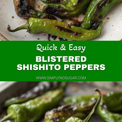 Blistered Shishito Peppers pinterest