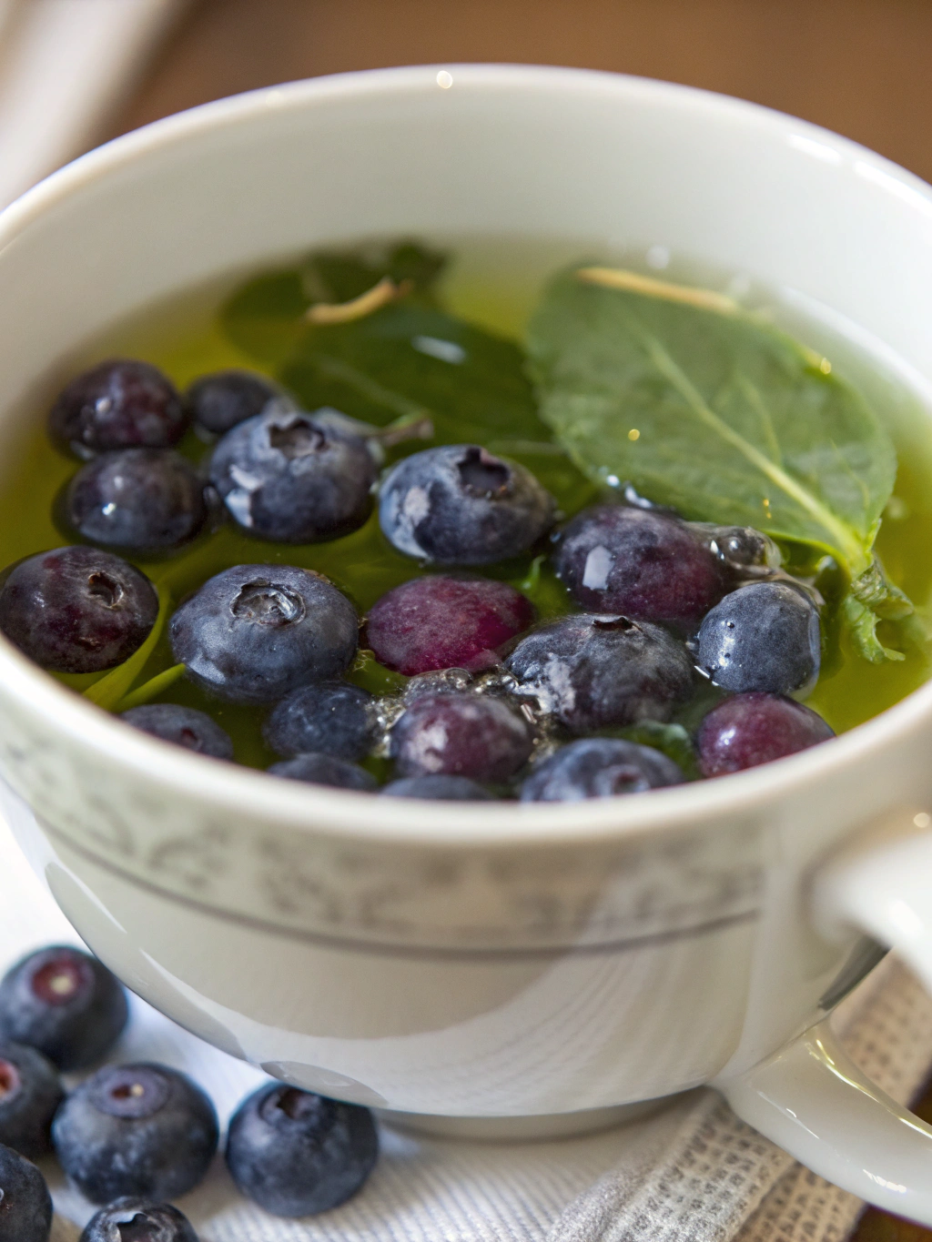 Blueberry Green Tea