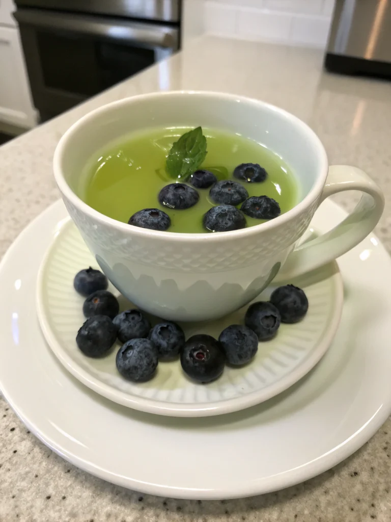 Blueberry Green Tea