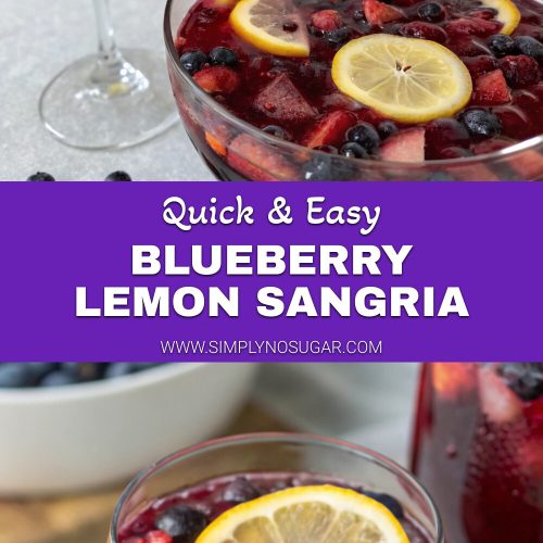 Blueberry Lemon Sangria pinterest