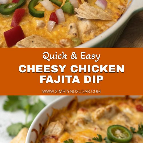 Cheesy Chicken Fajita Dip pinterest