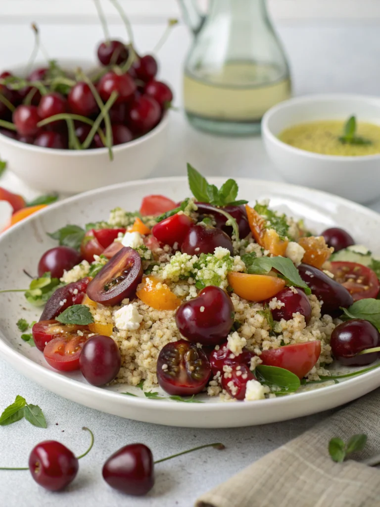 Cherry Quinoa Salad