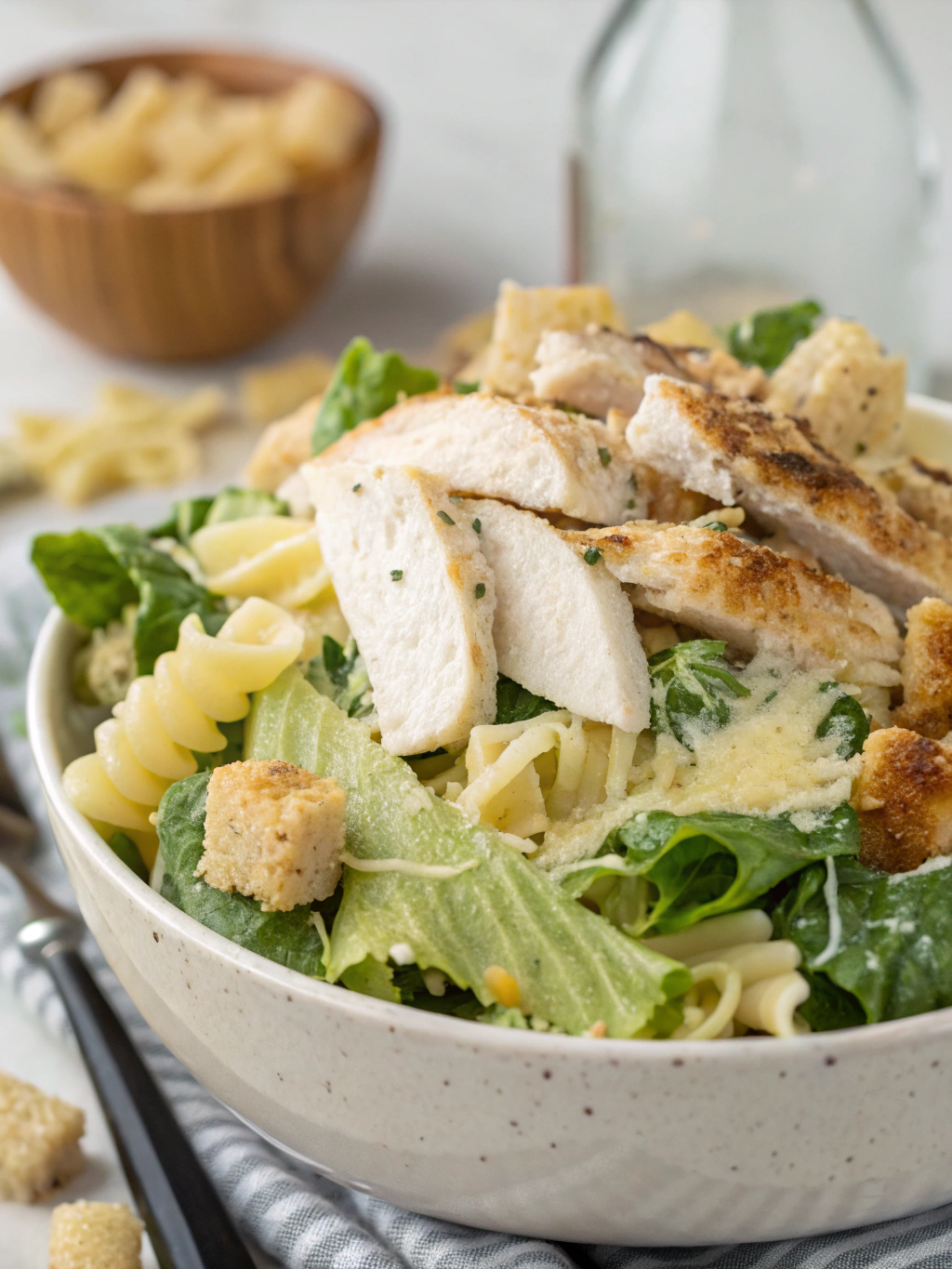 Chicken Caesar Pasta Salad