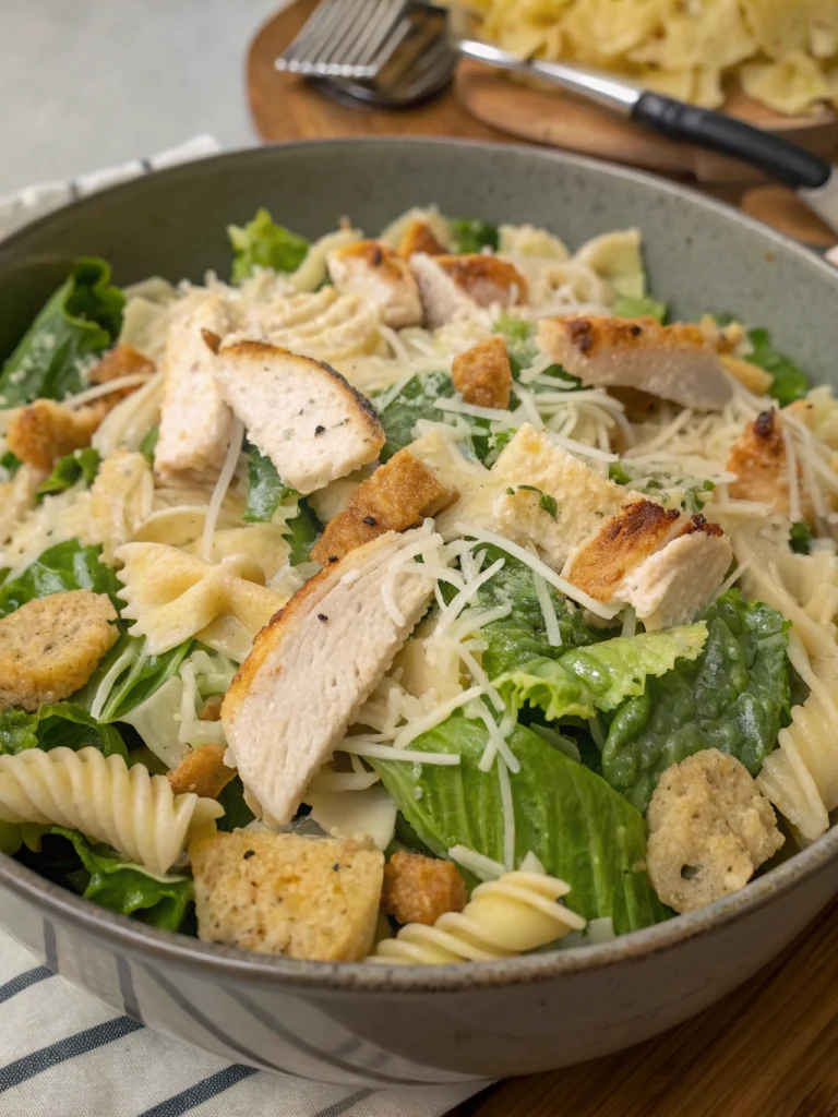 Chicken Caesar Pasta Salad