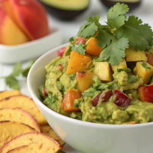 Chipotle Peach Guacamole 1
