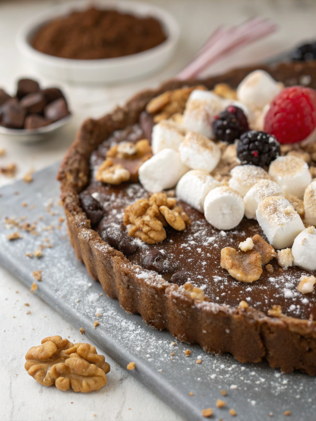 Classic Rocky Road Pie
