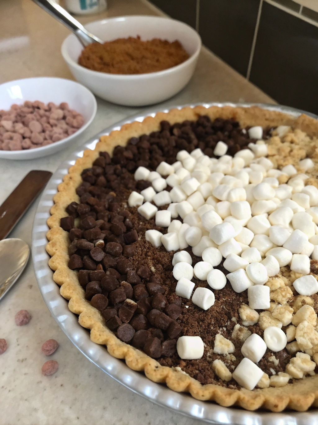 Classic Rocky Road Pie ingredients