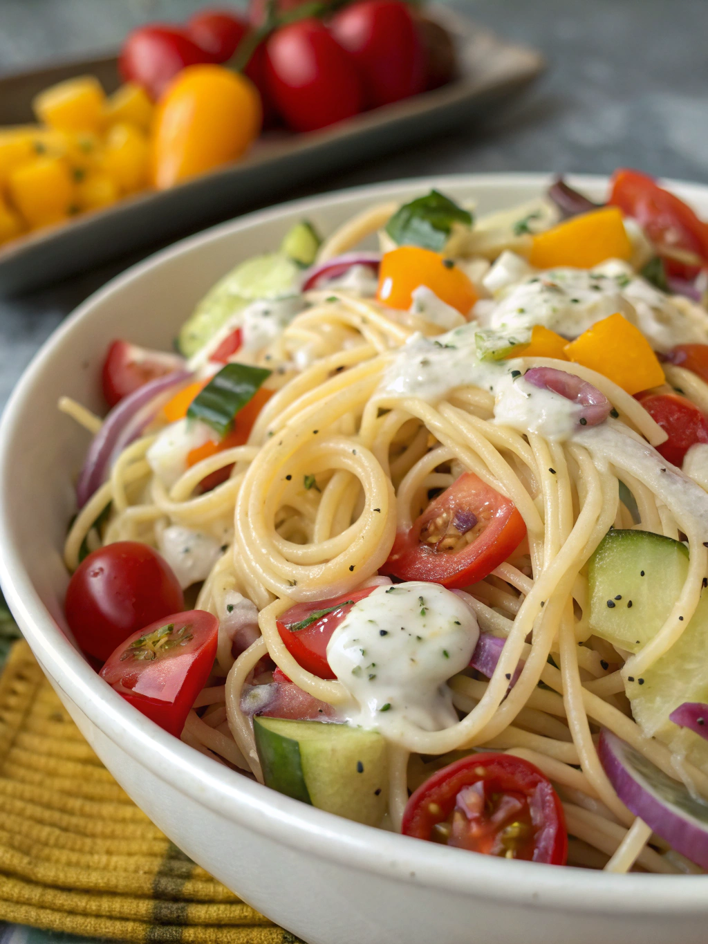 Cookout Spaghetti Pasta Salad