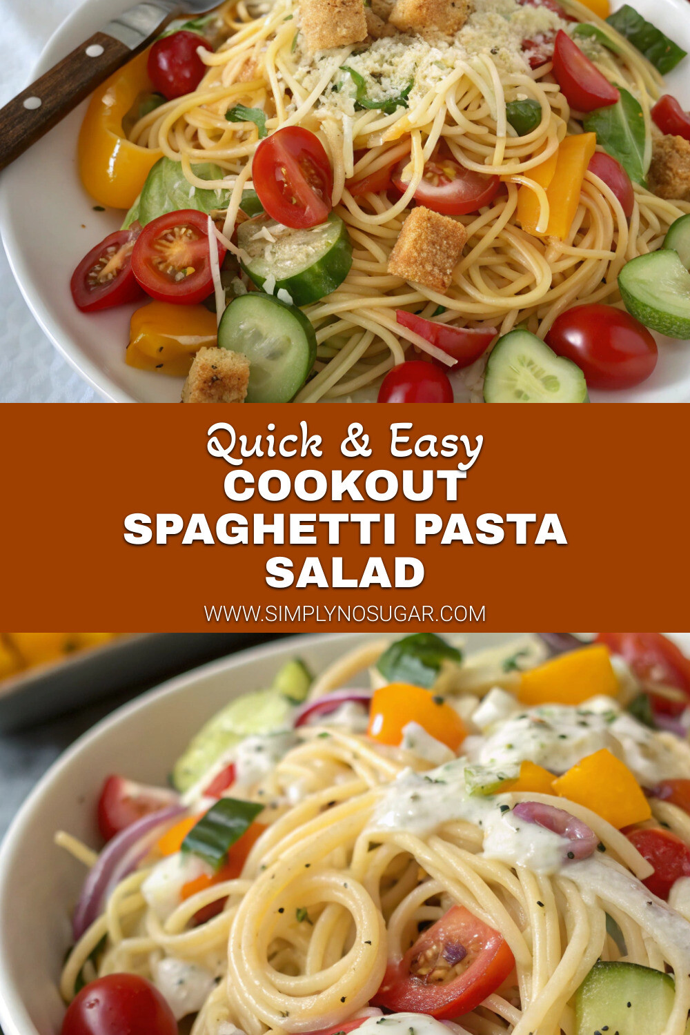 Cookout Spaghetti Pasta Salad