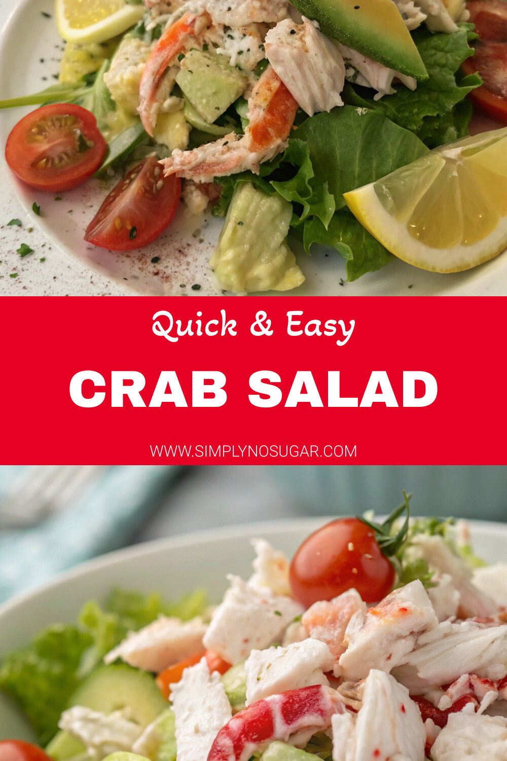 Crab Salad pinterest