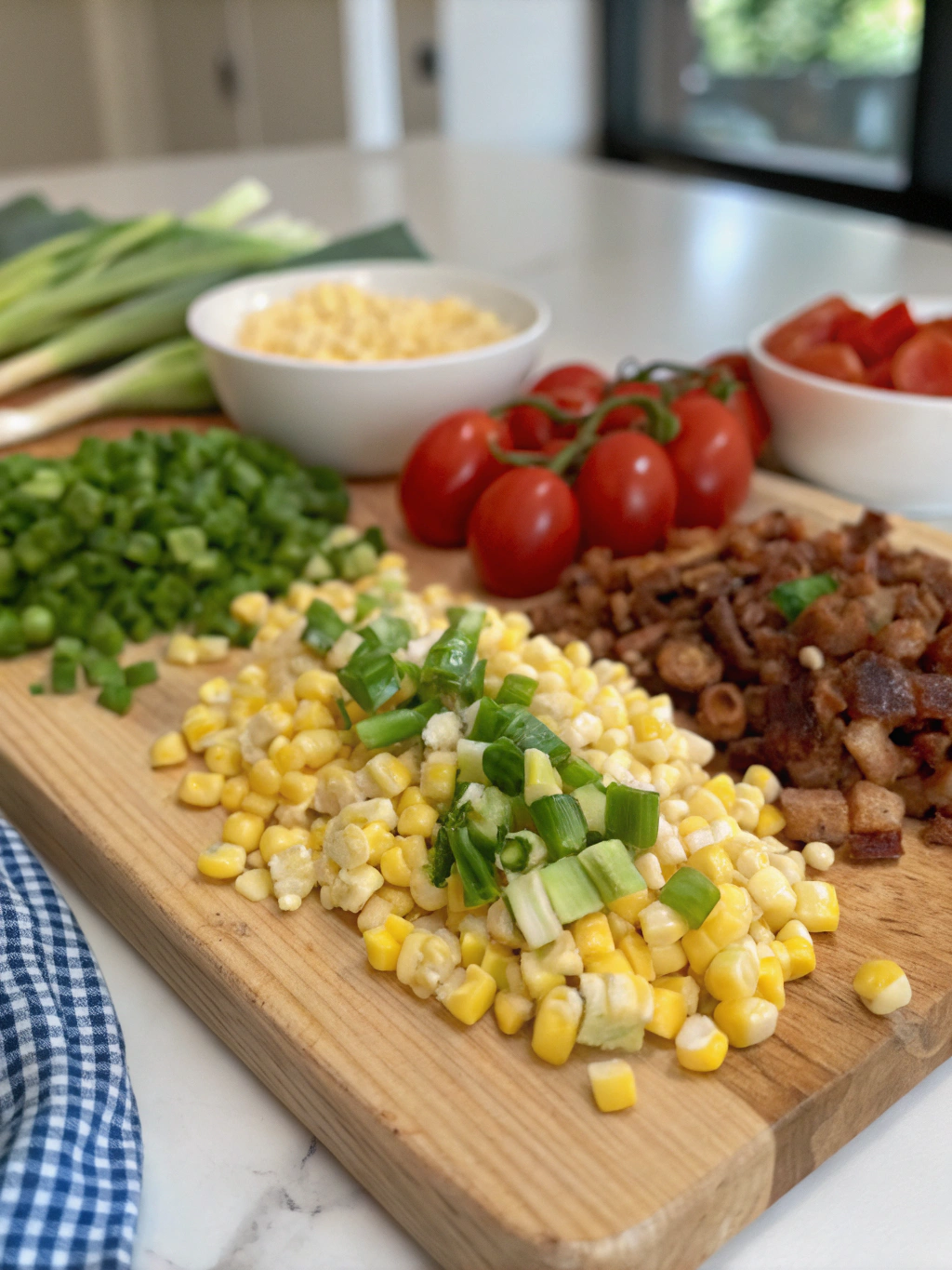 Crack Corn Salad Ingredients