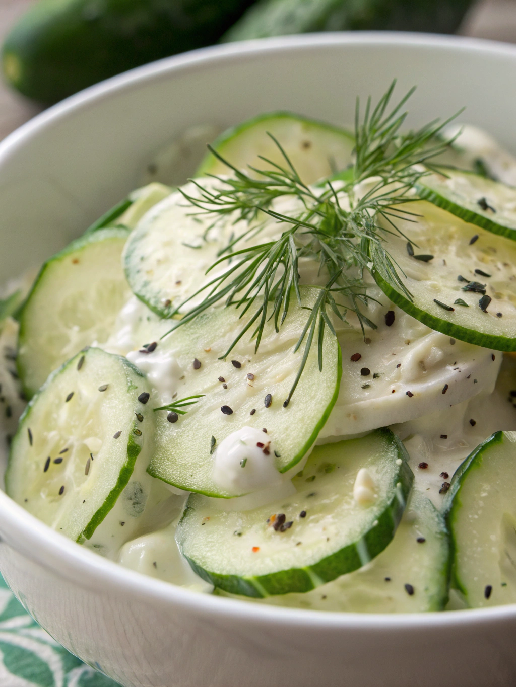 Creamy Cucumber Salad