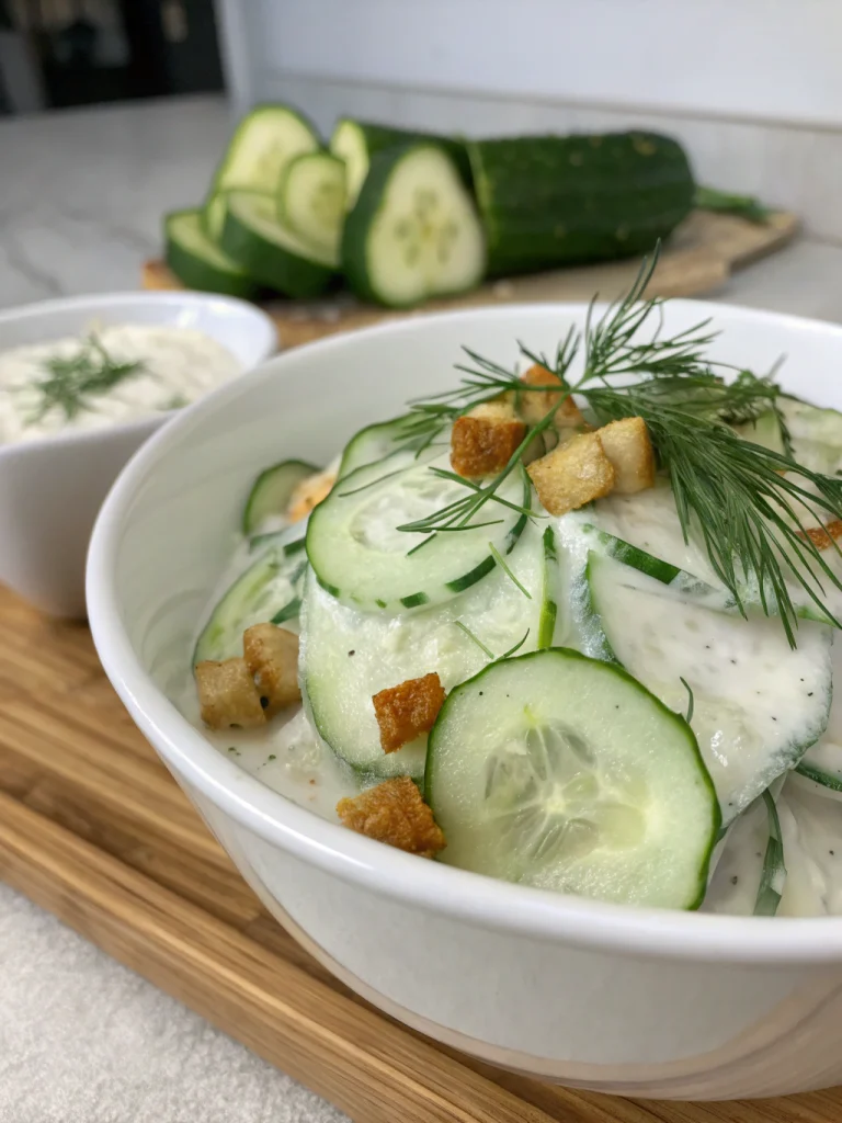 Creamy Cucumber Salad