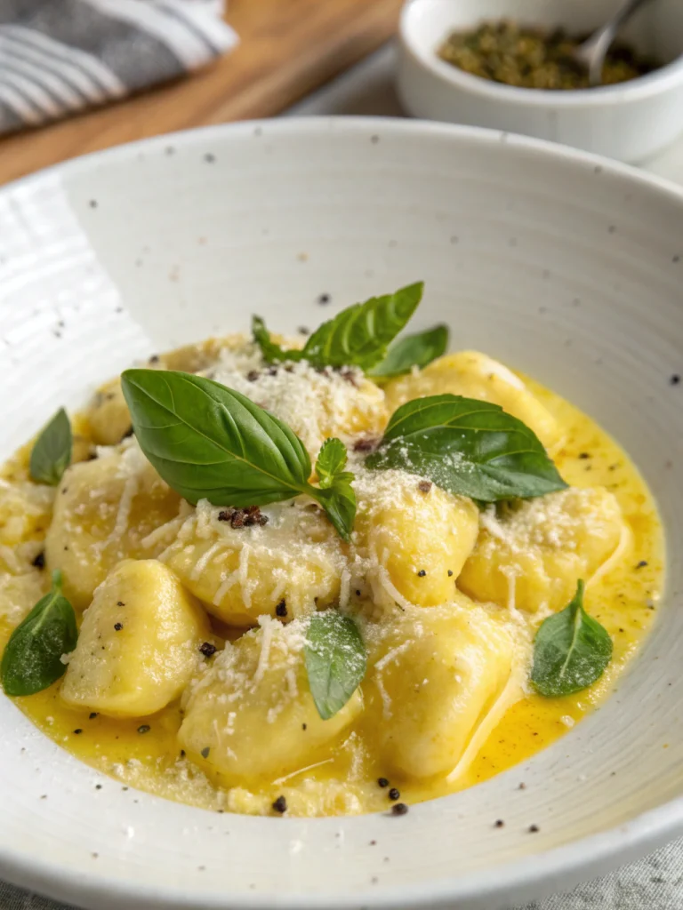 Creamy Lemon Gnocchi