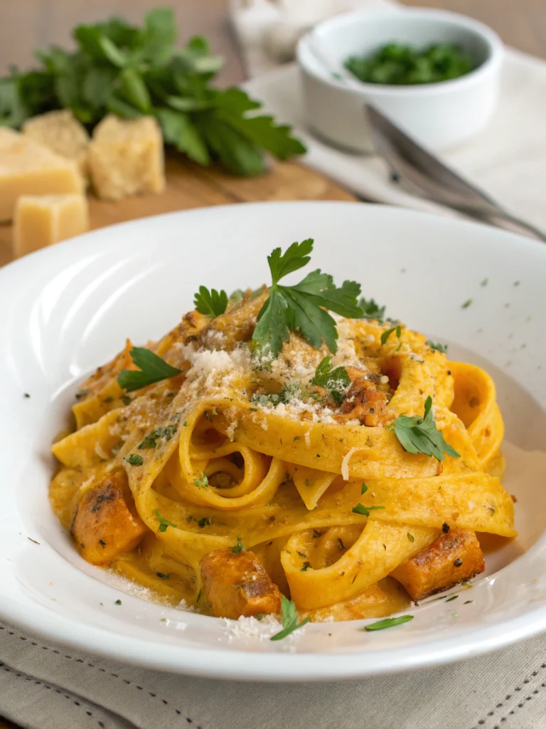 Creamy Pumpkin Pasta