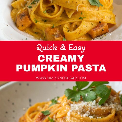 Creamy Pumpkin Pasta pinterest