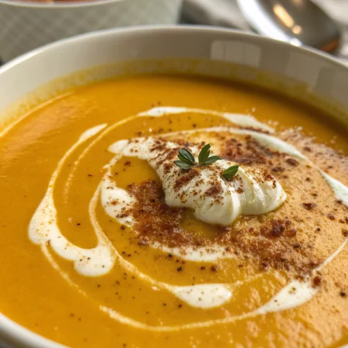 Creamy Pumpkin Soup 1