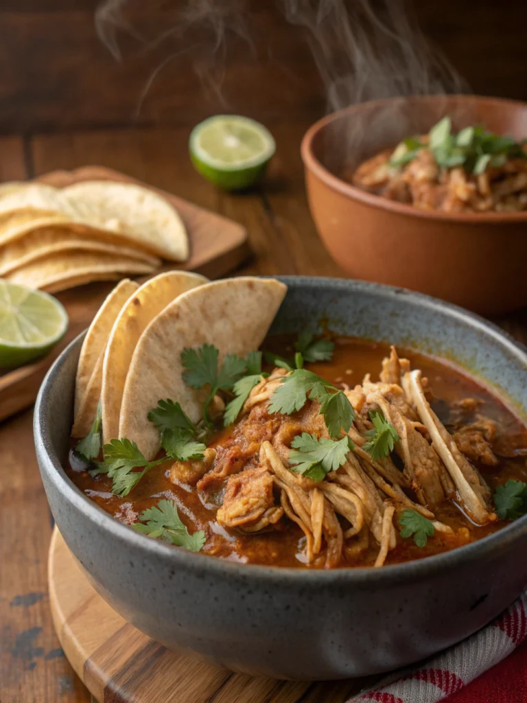 Crockpot Chicken Birria Tacos