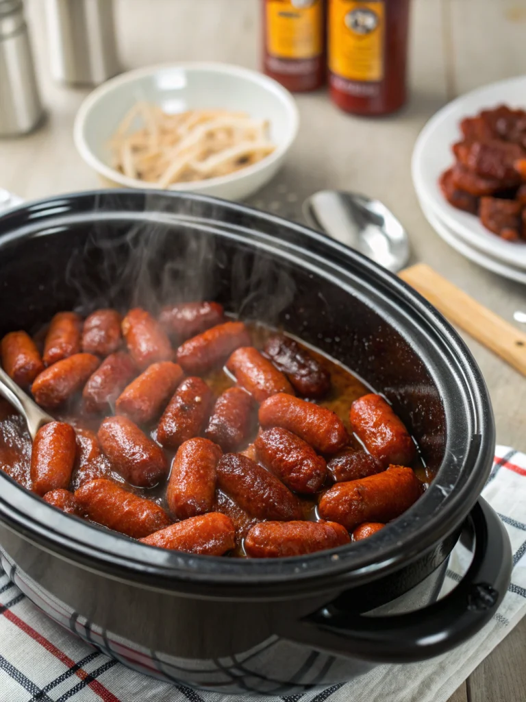 Crockpot Dr. Pepper Lil Smokies