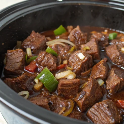 Crockpot Dr. Pepper Steak Bites 1