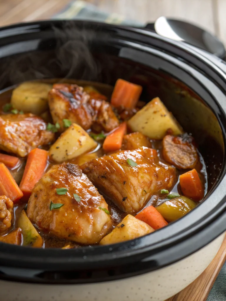 Crockpot Honey & Garlic Chicken