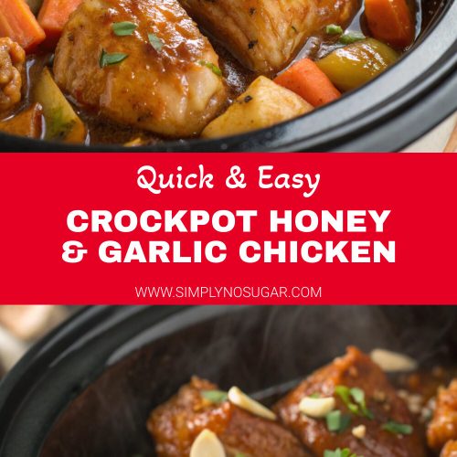 Crockpot Honey & Garlic Chicken pinterest