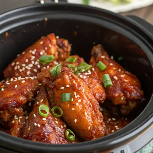 Crockpot Korean Gochujang Wings 1