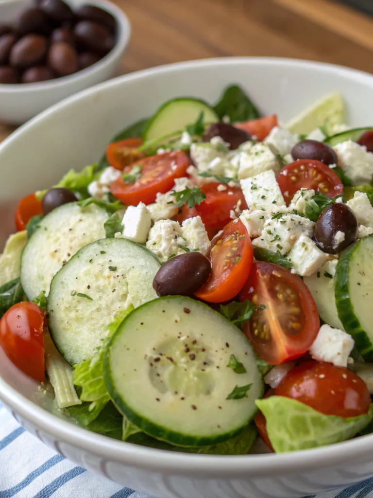 Cucumber Tomato Feta Salad