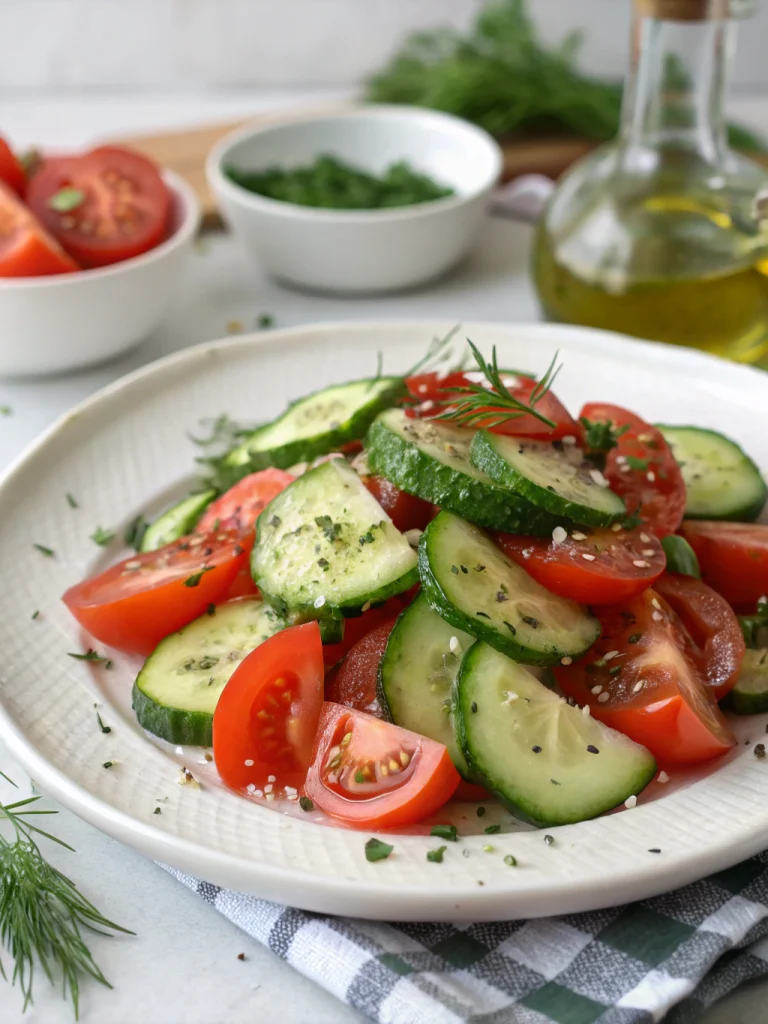 Cucumber Tomato Salad