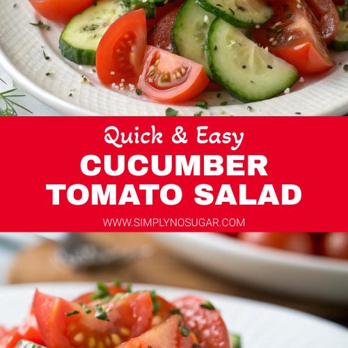 Cucumber Tomato Salad pinterest